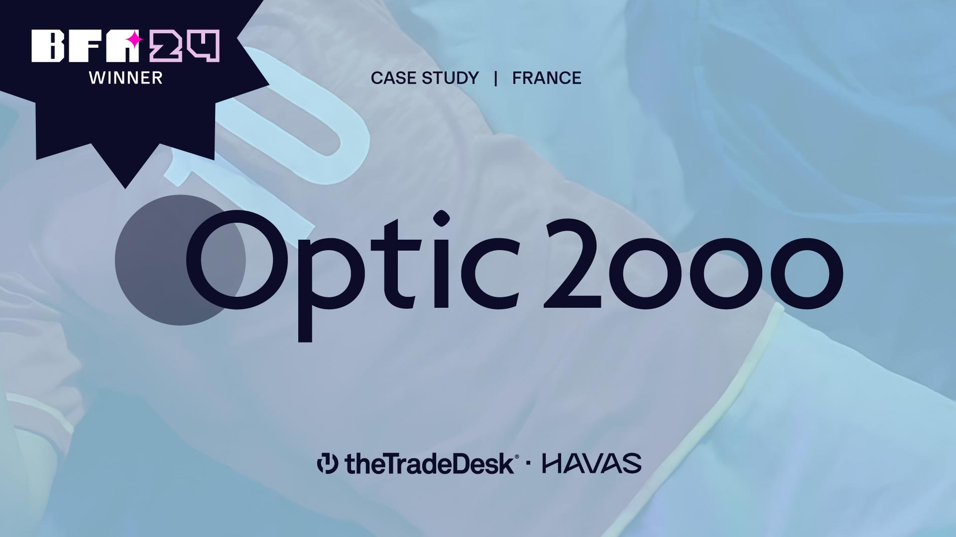 image with Optic2000, Havas and Arena Media logos