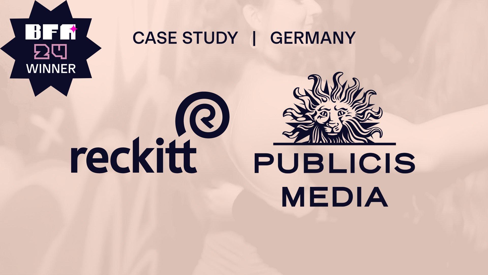 image of Publicis Media and Reckitt logos