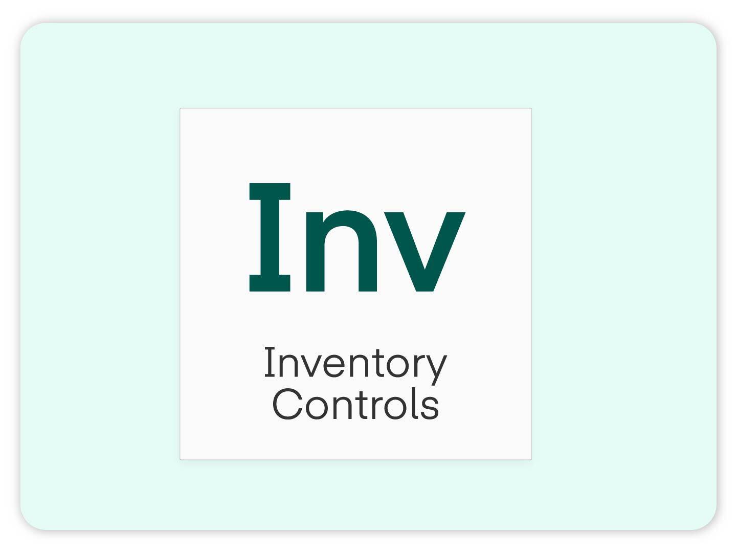 Inv - Inventory Controls
