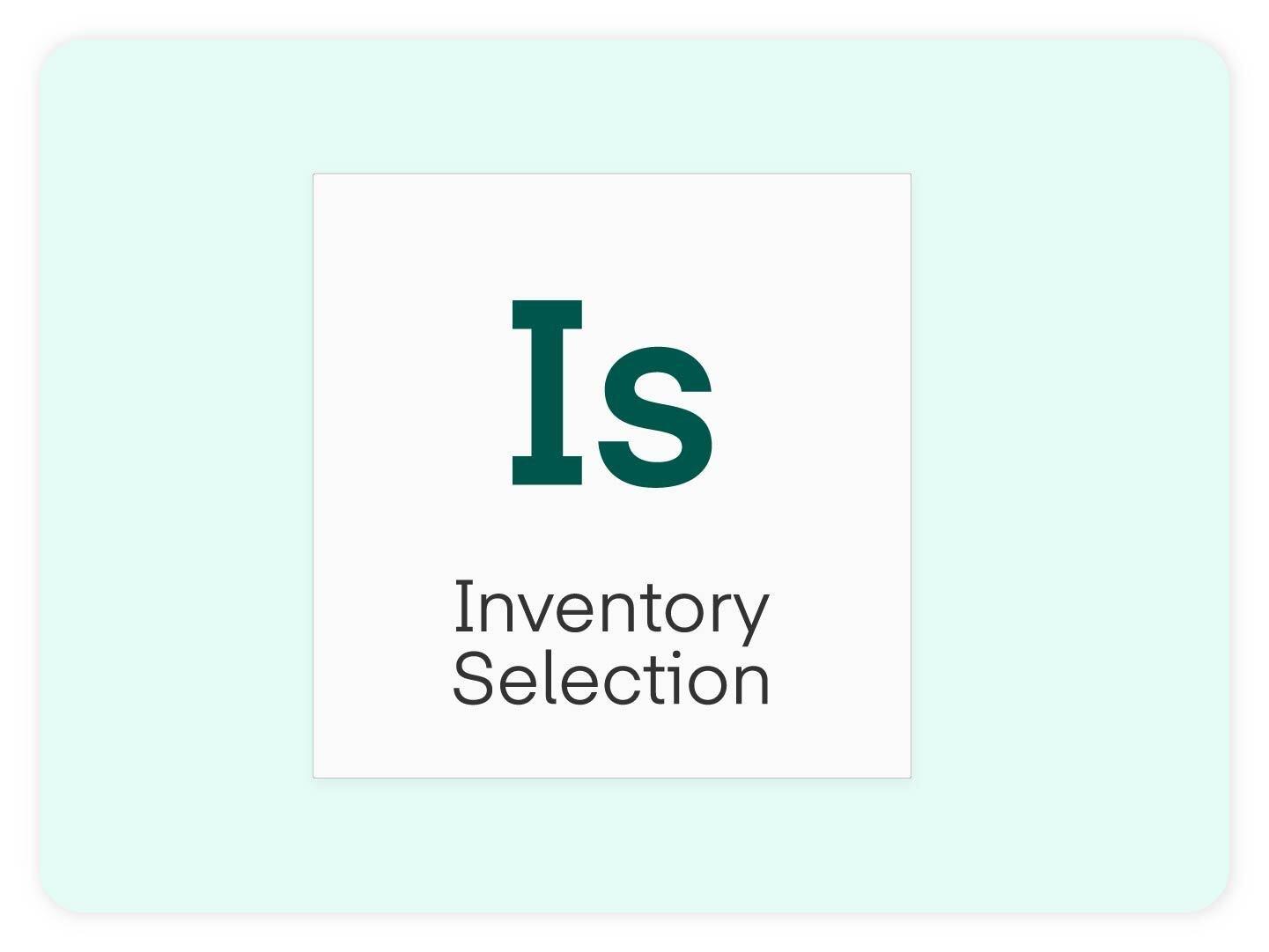 Inventory Selection
