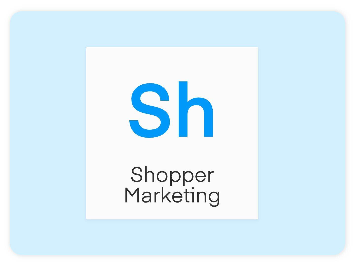 Sh - Shopper Marketing